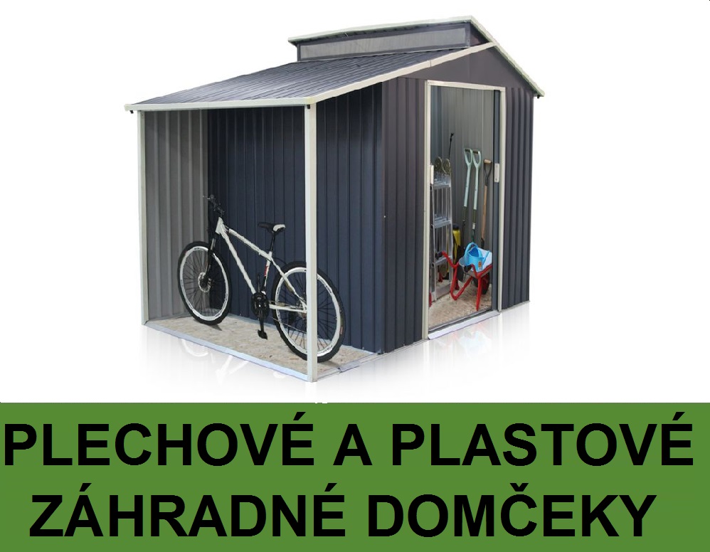 plechové záhradné domčeky